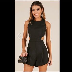 The Reader Playsuit in Black
